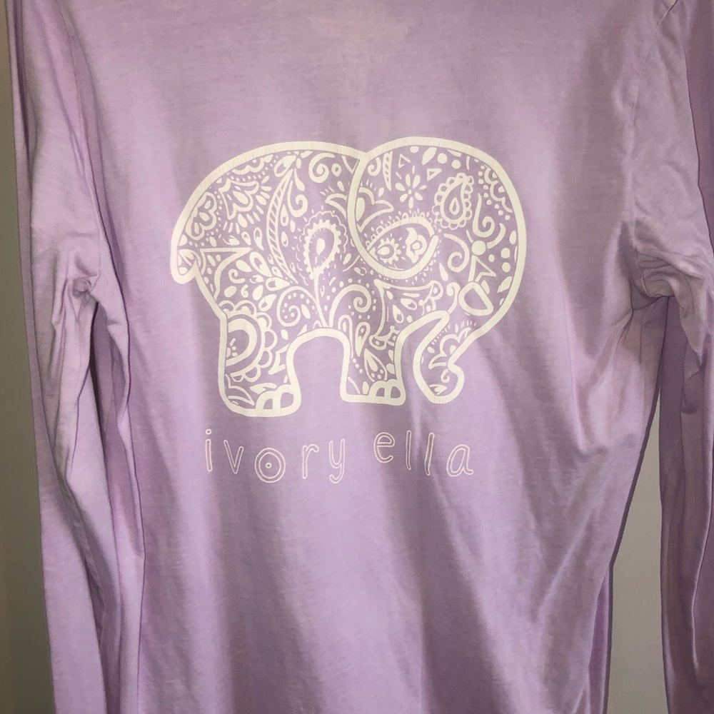 ivory ella long sleeve top